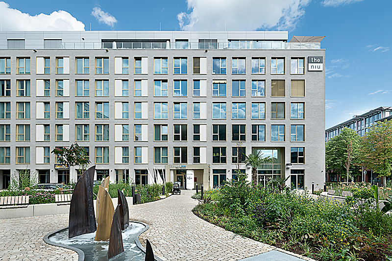 Nachhaltige Hotelarchitektur am Beispiel des Niu Hotels. Kienle Ingenieure – Ihr Partner für Elektrotechnik.