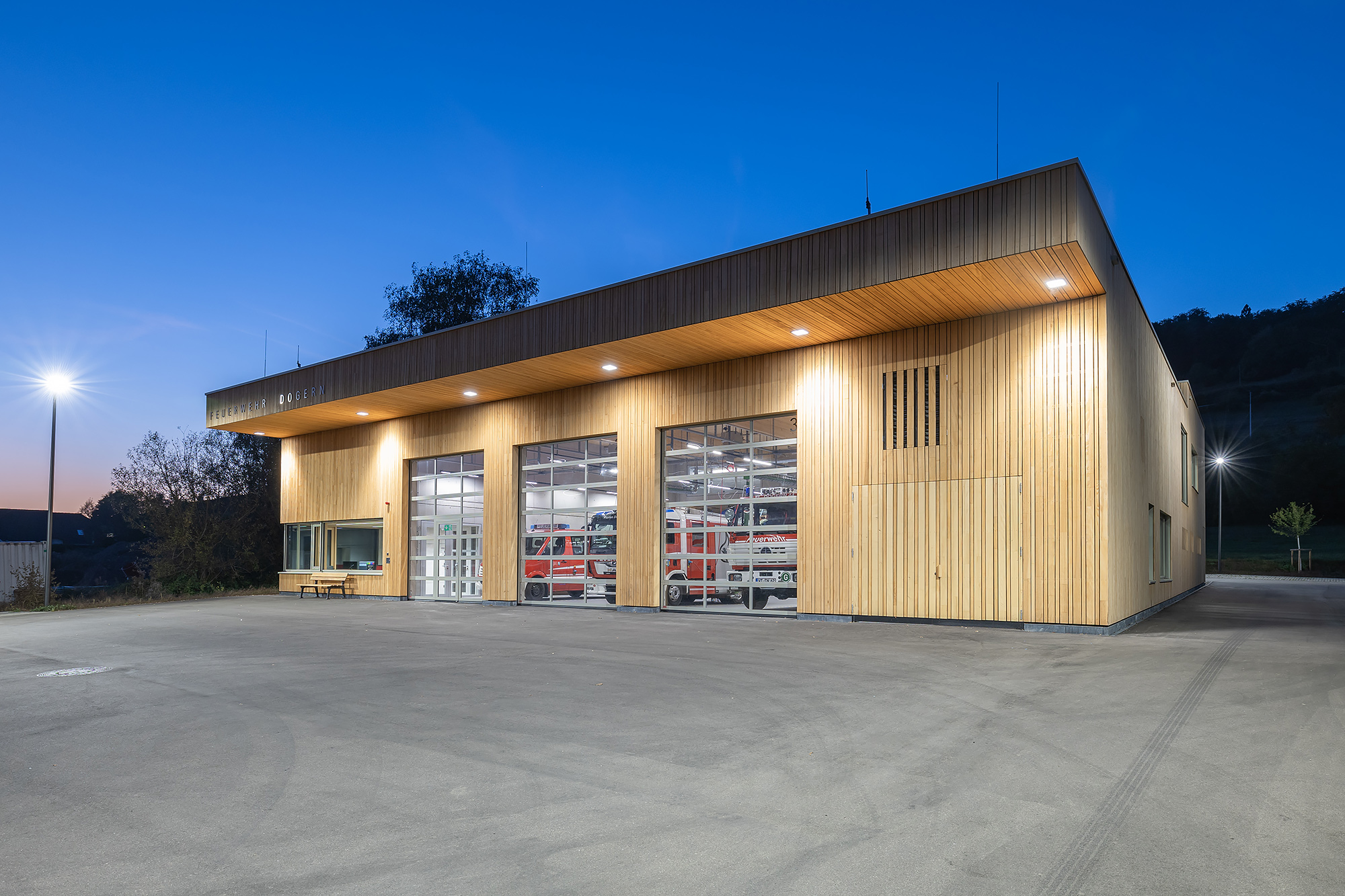 Feuerwehrgerätehaus Dogern Neubau – moderne Elektrotechnik Planung durch Kienle Beratende Ingenieure GmbH